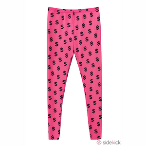Militant Rebel Whole Lotta Money Fitted $$ Pink Pants Size M